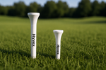 Hyvex – 100 White Bamboo Golf Tees (83mm & 54mm Mix)