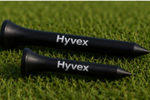Hyvex – 100 Black Bamboo Golf Tees (83mm & 54mm Mix)