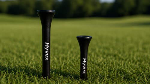 Hyvex – 100 Black Bamboo Golf Tees (83mm & 54mm Mix)