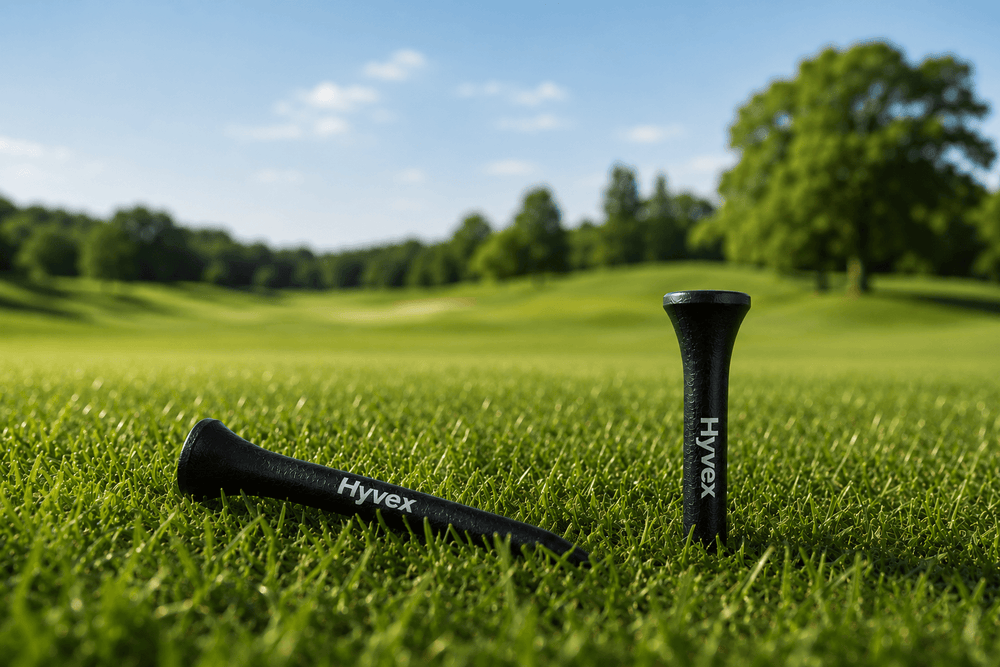 Hyvex – 100 Black Bamboo Golf Tees (83mm & 54mm Mix)